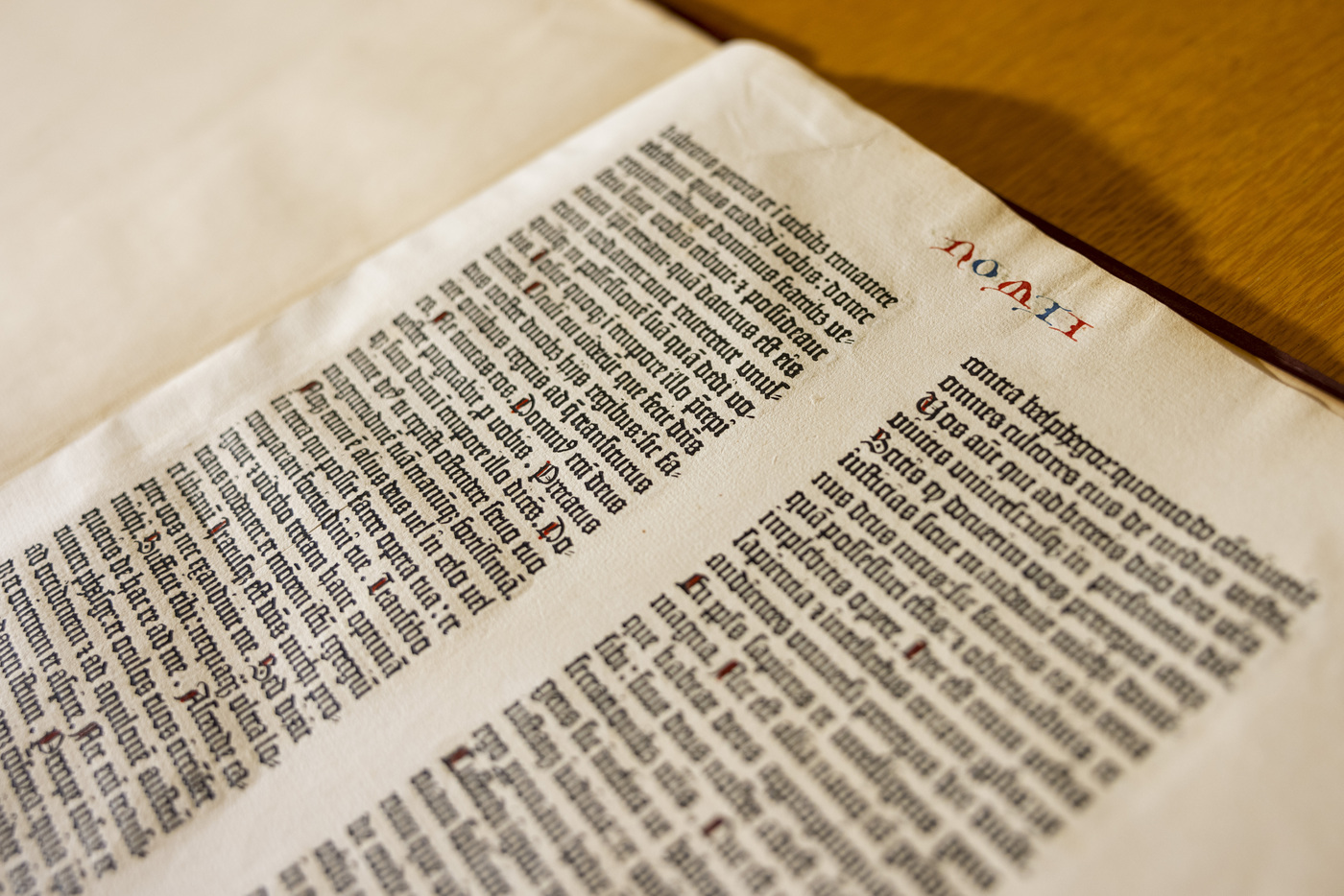 A page of the Gutenberg Bible