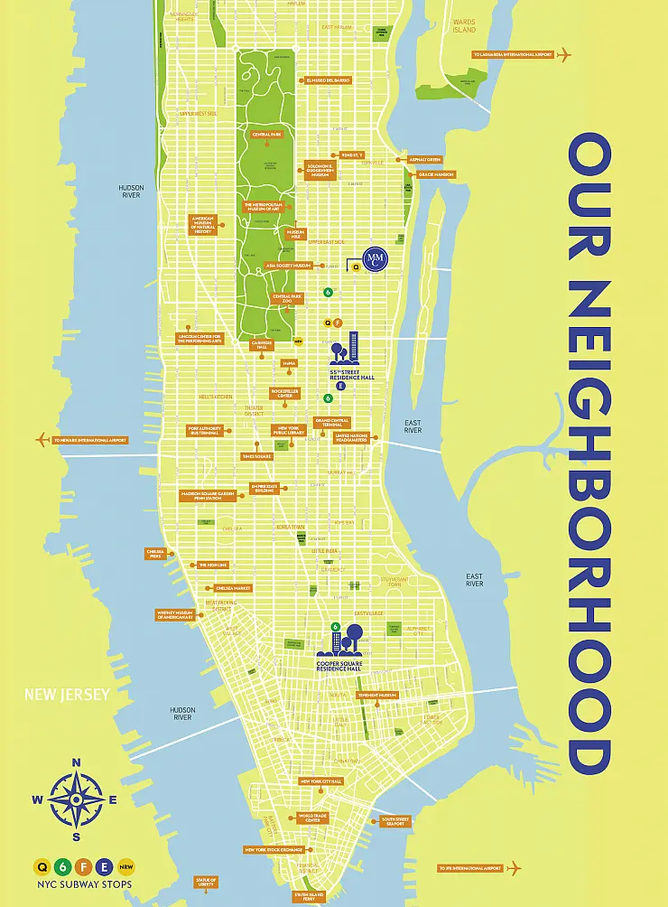 New York City Campus Map
